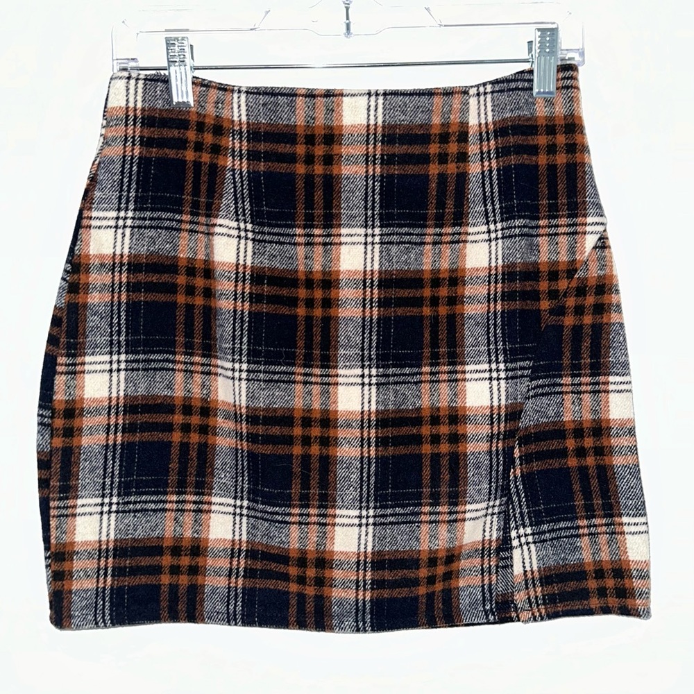 Plaid Mini Skirt